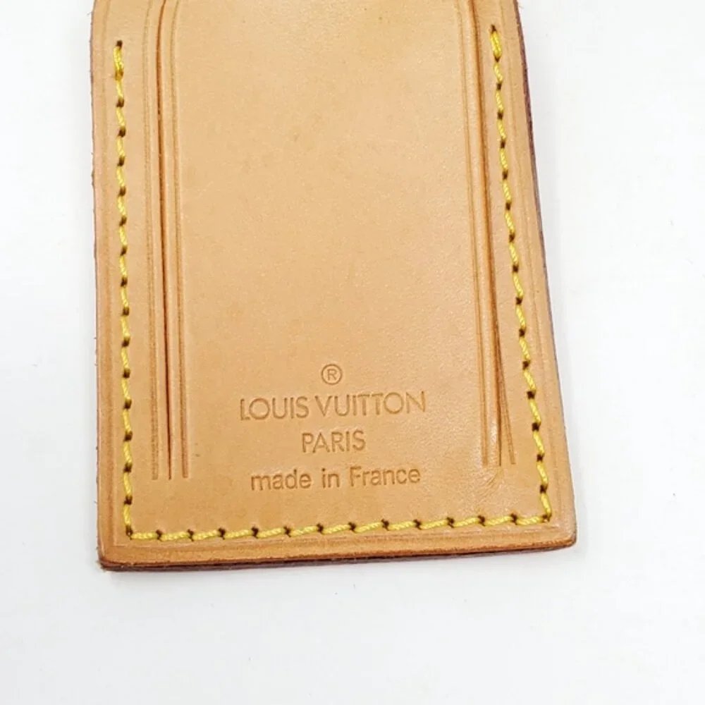 Authentic Louis Vuitton Luggage Tag / Nametag / Travel Tag 122425